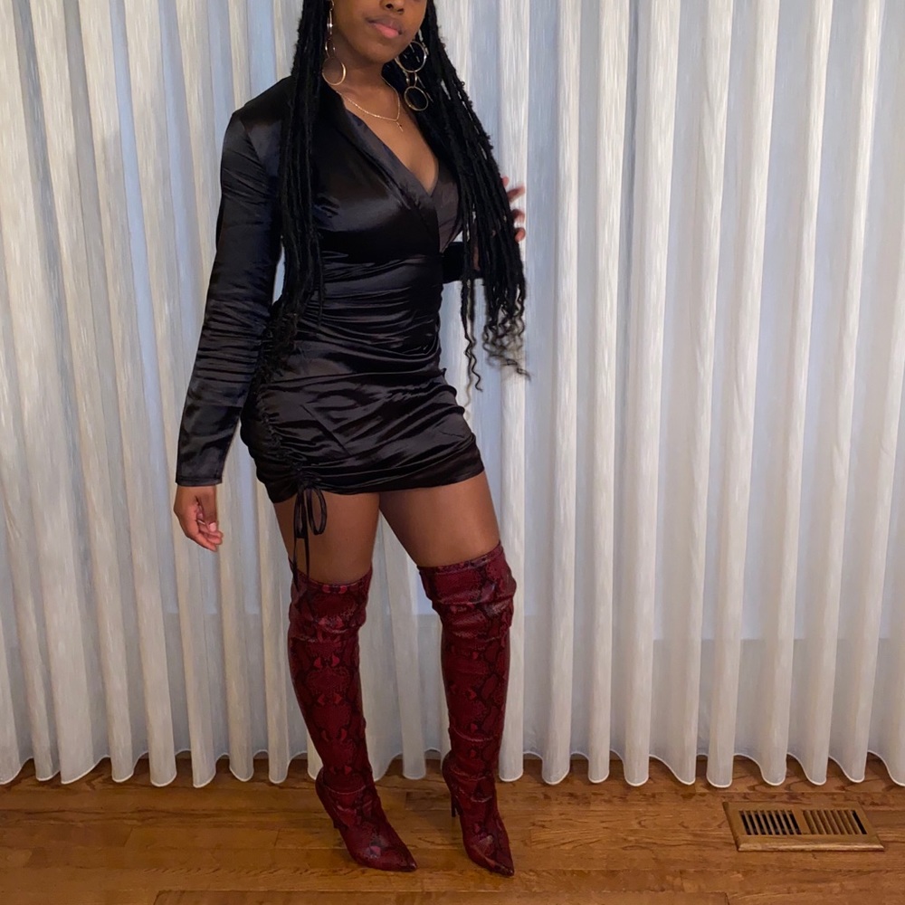 Steve Madden Demanding Red Snake Boot - image 6